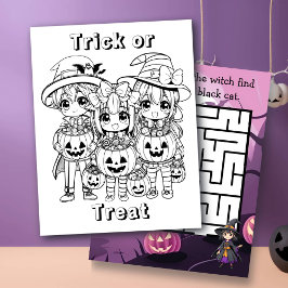 Färgsida och mäteaktivitet i bus eller godis