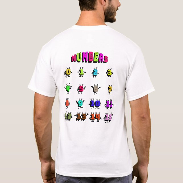 Färgsiffror T Shirt (Baksida)