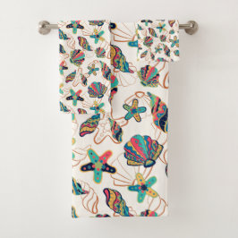 Färgsiga sjöar mönster