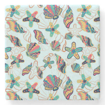 Färgsiga sjöar mönster