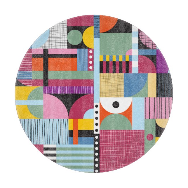 Färgskandinaviskt: Cheerful Mönster Mix. (Framsidan)