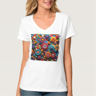 Färgskapande kronor t shirt