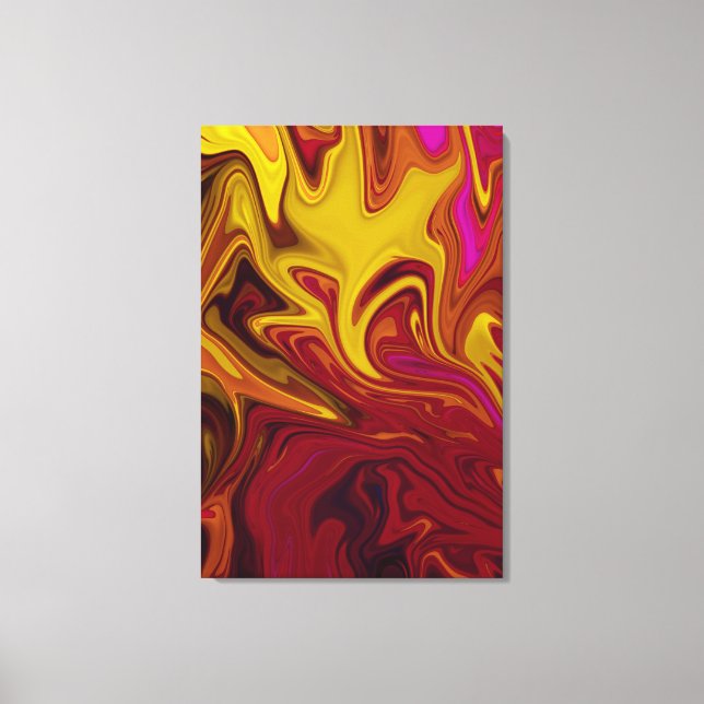 Färgskapande modern Abstrakt Art | Kanvas av paste (Framsida)