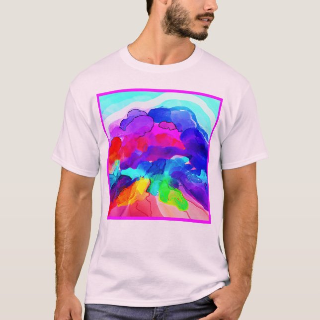 Färgskapande Mönster. Köp nu T Shirt (Framsida)