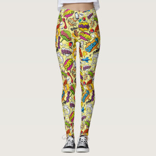 Färgskapande popup-bild leggings