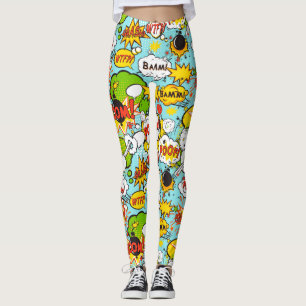 Färgskapande popup-bild leggings