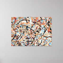 FÄRGSKÄRM LXVI - Åtgärdsmålning - Canvastryck