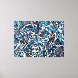 FÄRGSKÄRM LXVII - Åtgärdsmålning - Canvastryck