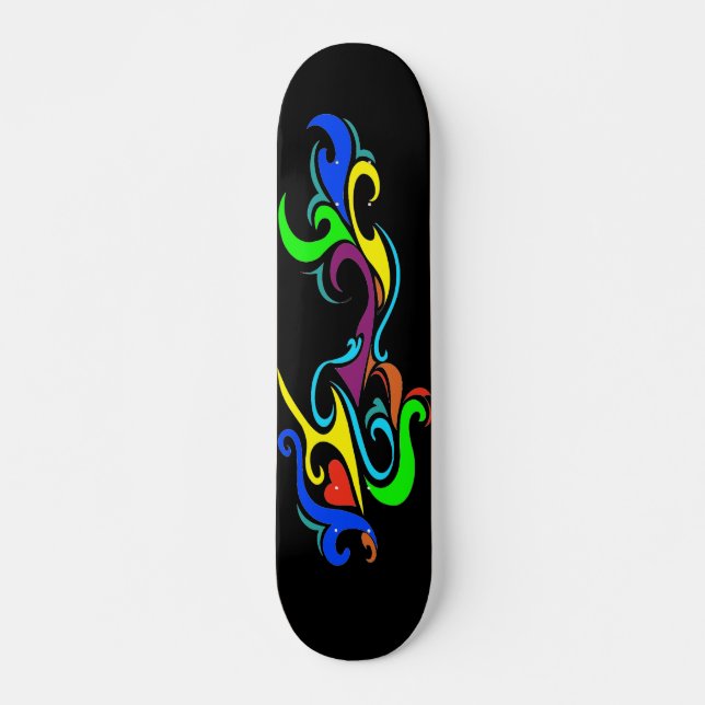 Färgskartong Skateboard Bräda 21,5 Cm (Framsida)