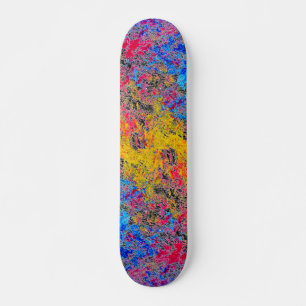 Färgskateboard Old School Skateboard Bräda 18 Cm