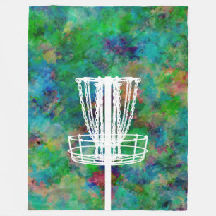 Färgskiva Golf Basket Fleecefilt