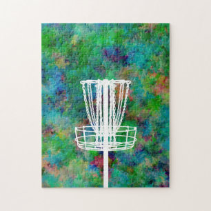 Färgskiva Golf Basket Pussel