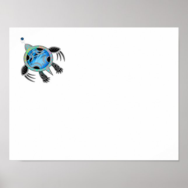 Färgsköldpadda Poster (Framsidan)