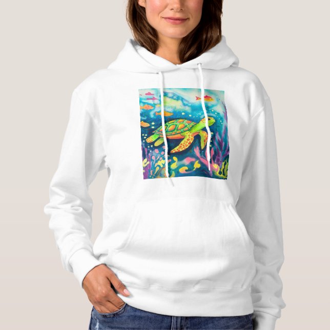 Färgsköldpadda T Shirt (Framsida)