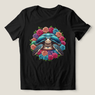 FärgsköldpaddsIllustration, omgiven av Ro T Shirt