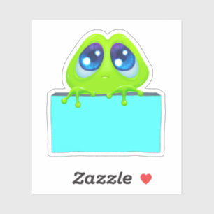 Färgskrapbok för cute Frog Planner Klistermärken