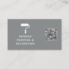 Färgskrivare, QR-kodfärg, Grått Visitkort
