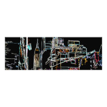 Färgskylin på Manhattan