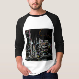 Färgskylin på Manhattan T Shirt