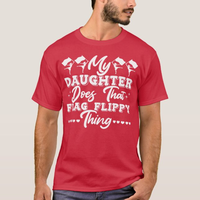 Färgsparad Dad Färgsparad Mamma present T Shirt (Framsida)