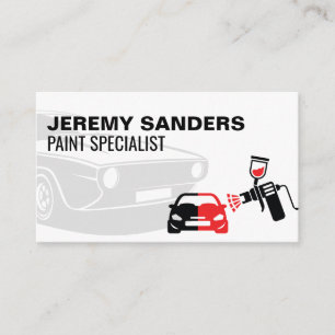 Färgspecialist Auto Paint Service Visitkort