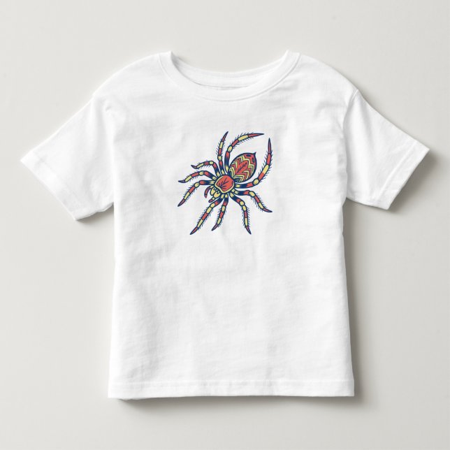 Färgspider T Shirt (Framsida)