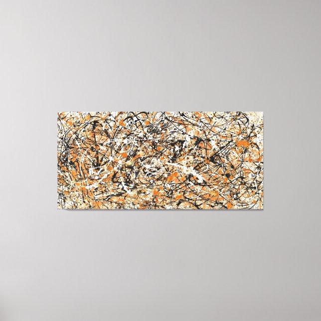 FÄRGSPLATTER XIV - Åtgärdsmålning -Abstrakt- Canvastryck (Framsida)