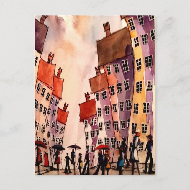 Färgstadskonst# 2 vykort (Framsida)