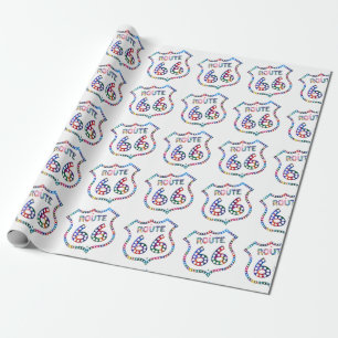 Färgstänk för rutt 66! presentpapper