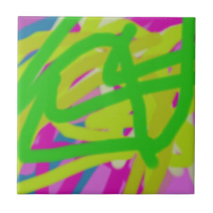 färgstark 3748-abstrakts konst kakelplatta