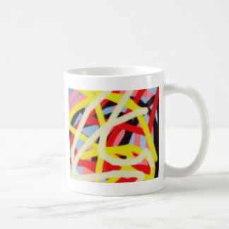 färgstark 8773-abstrakts konst kaffemugg