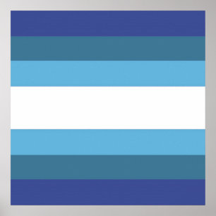 färgstark abstrakt poster