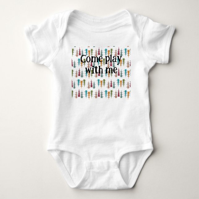 Färgstark antenn t shirt (Framsida)