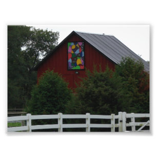 Färgstark barn Quilt Fototryck