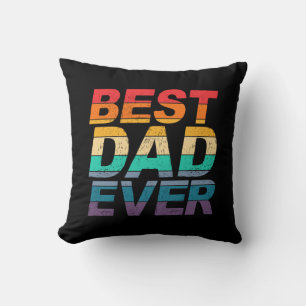 Färgstark bästa Pappa någonsin Fars dag DEKORATI Kudde