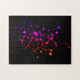 Färgstark Bläck-platta svåra utmaningar Pussel