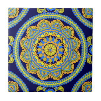 Färgstark boho Moroccan Ceramic Tile Kakelplatta