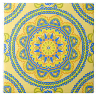 Färgstark boho Moroccan Ceramic Tile Kakelplatta