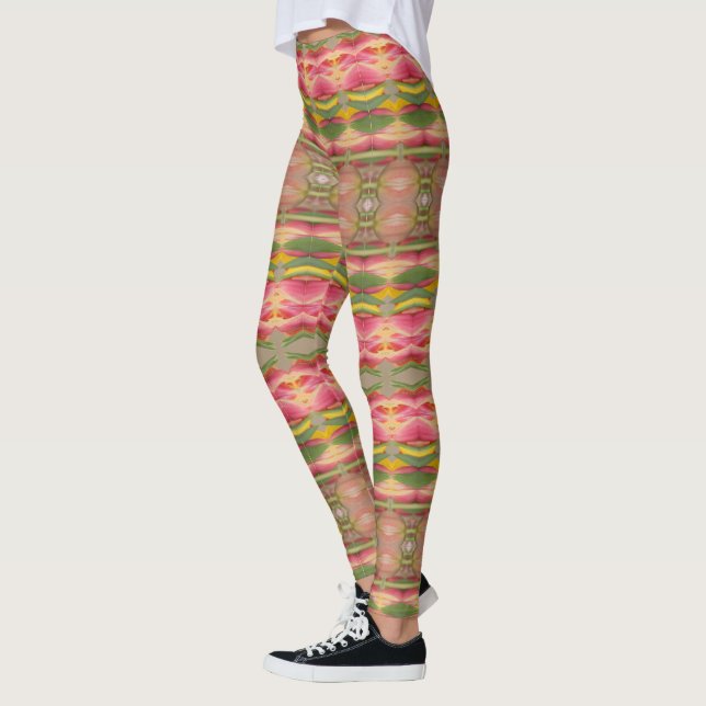Färgstark Bright Girly Leggings (Vänster)