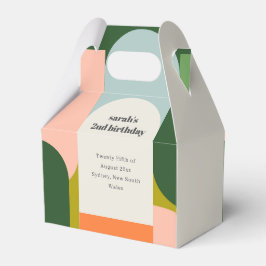 Färgstark Bright Groovy Retro Arch oavsett ålder F Presentaskar