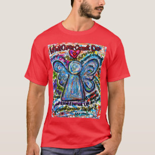 Färgstark cancergel Målning T-shirt