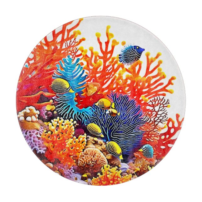 Färgstark design för undervattenslivet (Framsidan)
