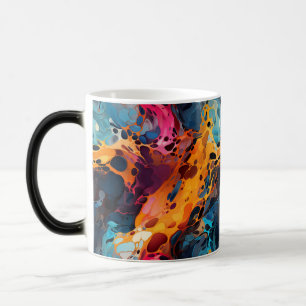 Färgstark design magisk mugg
