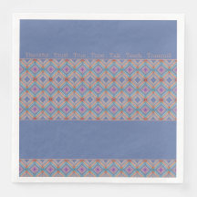 Färgstark design med blått