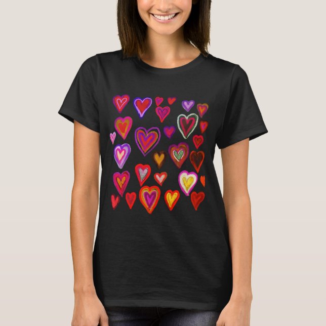 Färgstark design T-Shirt (Framsida)