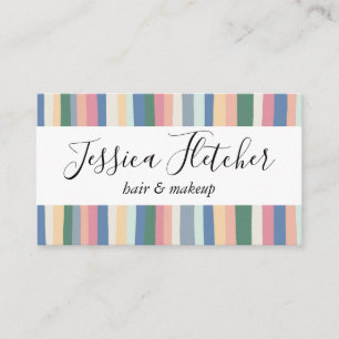 Färgstark Dusty Rand minimalistisk Elegant Visitkort