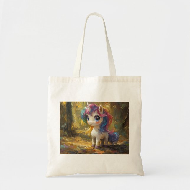 Färgstark enhetlig majs tygkasse (Framsidan)