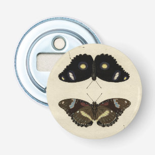 Färgstark fjärilsmussla på Cream-bakgrunden Flasköppnare