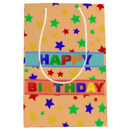 Färgstark födelsedagsfest med enkel modern röd stj