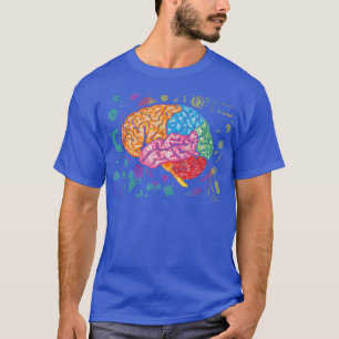 Färgstark hjärnvetenskap och konstneurovetenskap N T Shirt